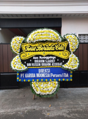 Papan Bunga Duka di Kameloh Baru