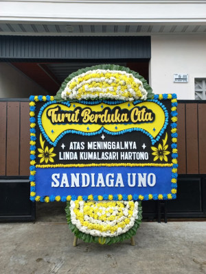 Papan Bunga Duka di Kameloh Baru
